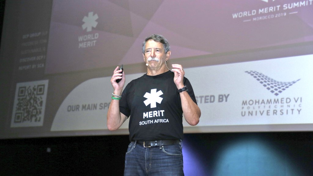 OCPGroup's tweet photo. "Set yourself up to be ahead when starting something new. You'll learn fast, and you'll beat the expectations. Don't wait and learn on your own!" - Ron Boehm at the closing training session of #MeritSummit2019. #AfriCanDo https://t.co/l6QzvCXgCl