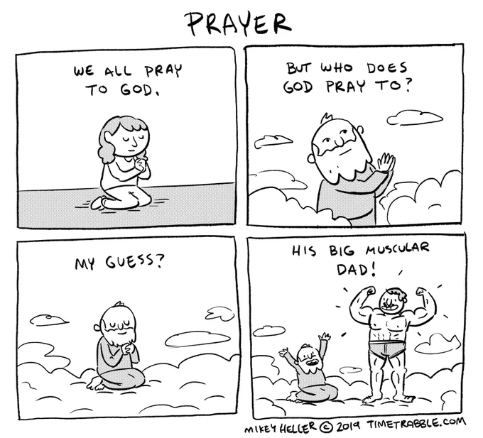 i drew a comic about prayer 