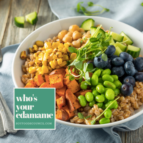SoyfoodsCouncil's tweet photo. One cup of edamame contains a whooping 18 grams of protein, #whosyouredamame?
.
.
.
.
.
.
.
#edamame #soyinsipired #soygood #soyamazing #soygood #proteinpacked #gains #qualityeats #goodeats #fresh #summer https://t.co/P98QfV6kUK