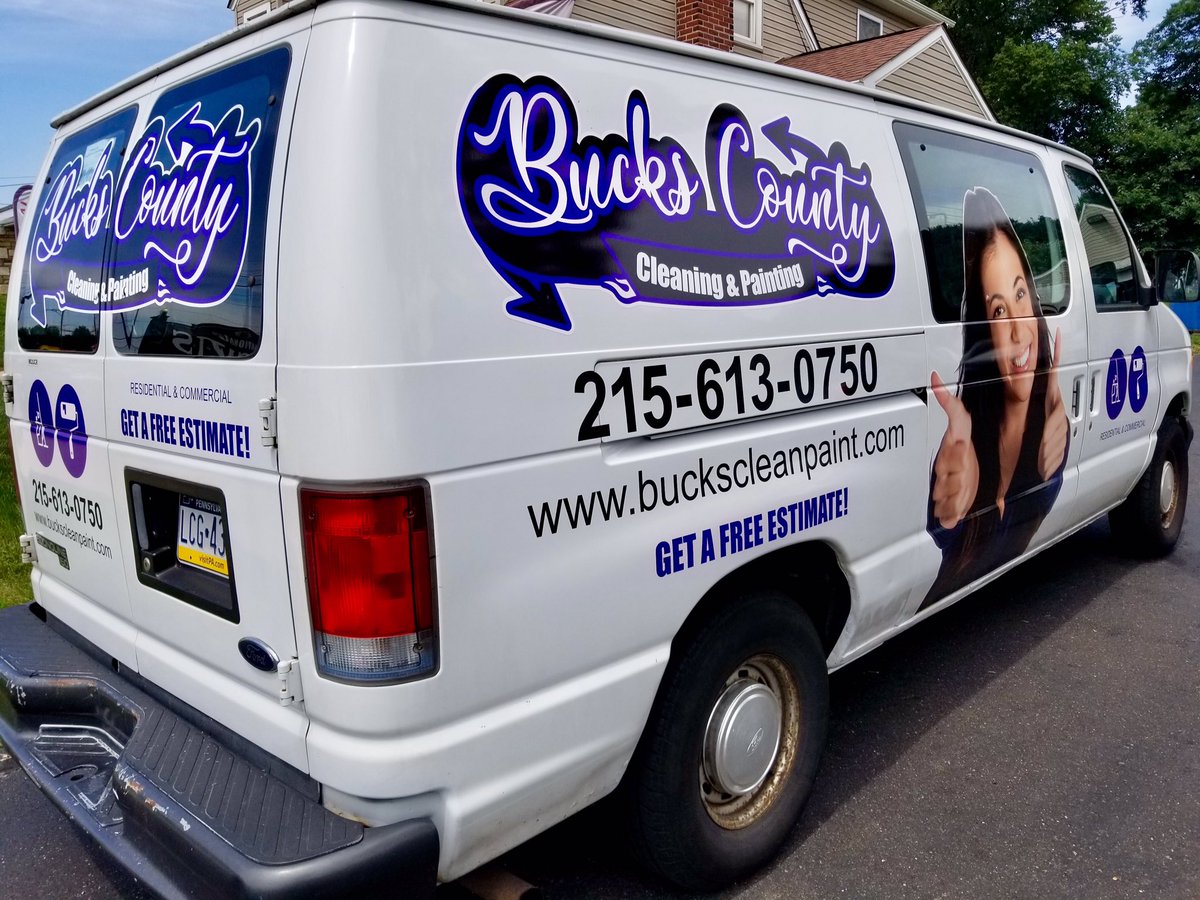 NationalSignShp's tweet image. New vehicle graphics for Bucks County Cleaning and Painting 🎨  #vehiclegraphics #advertiseonthego #customvehiclegraphics #vehiclesignage #signage #customsignage #signs #marketing #design #exteriorsignage #buckscountycleaningandpainting #signshop #nationalsignshop