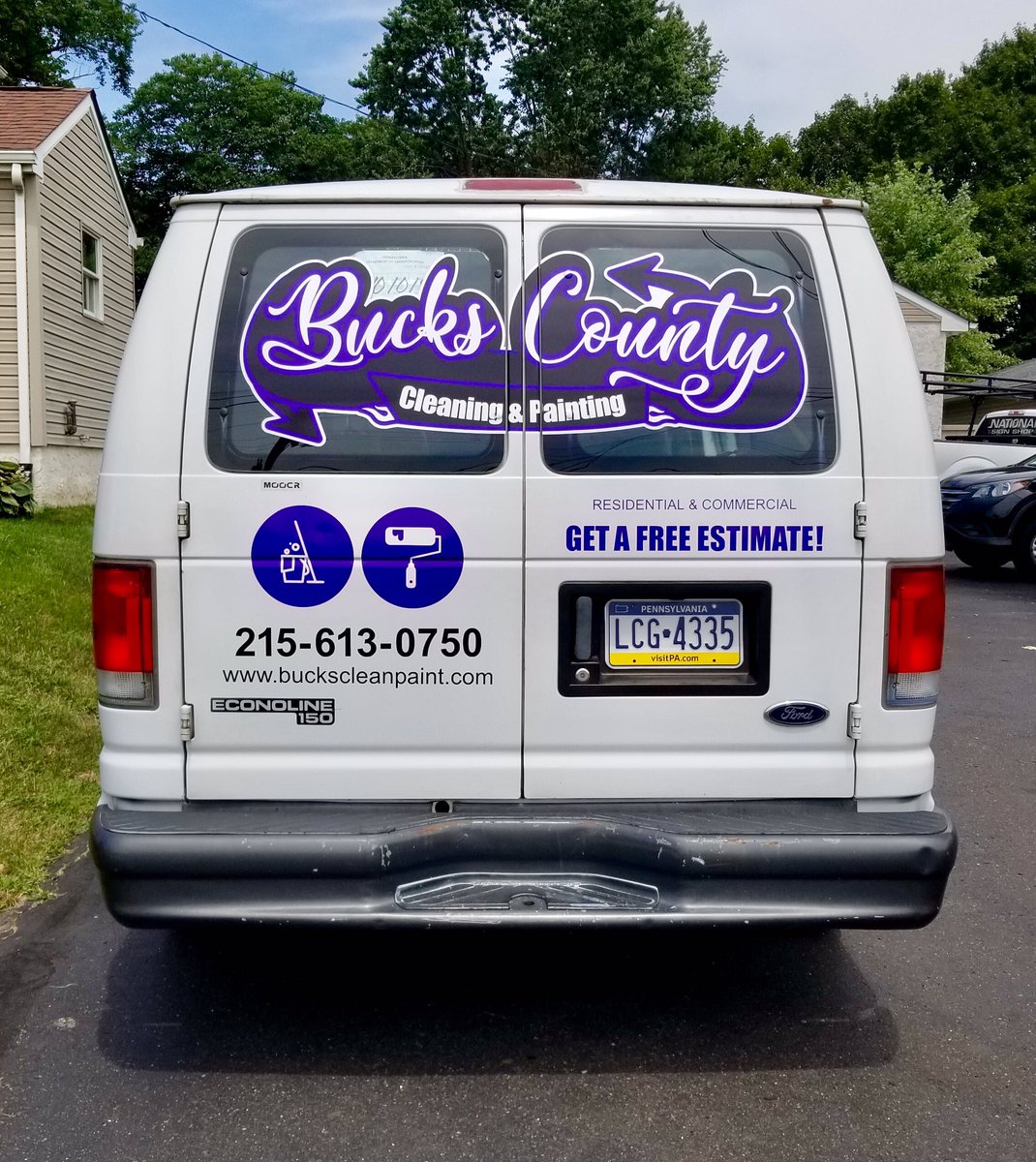 NationalSignShp's tweet image. New vehicle graphics for Bucks County Cleaning and Painting 🎨  #vehiclegraphics #advertiseonthego #customvehiclegraphics #vehiclesignage #signage #customsignage #signs #marketing #design #exteriorsignage #buckscountycleaningandpainting #signshop #nationalsignshop