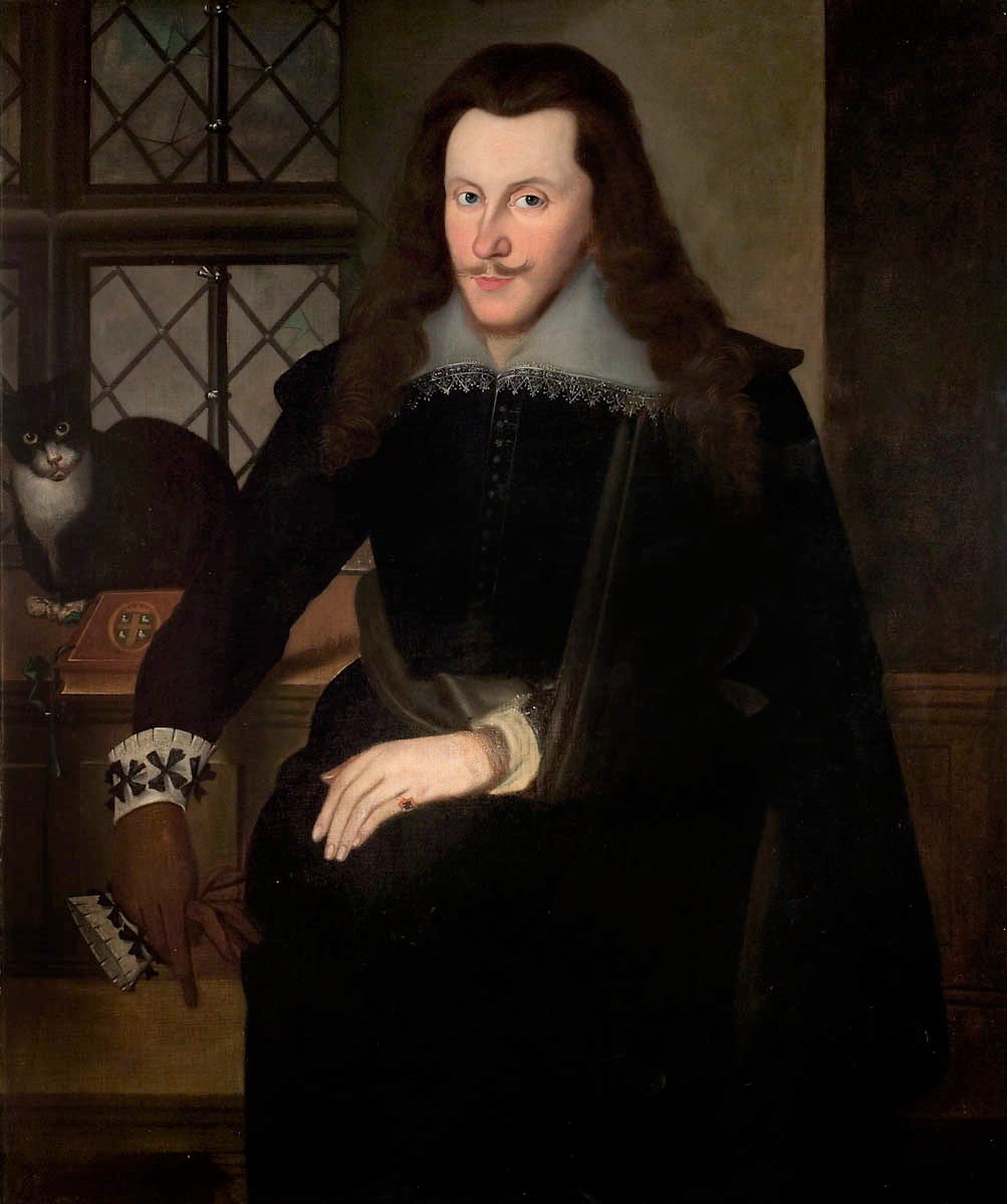 ShakespeareBT's tweet photo. Perhaps unsurprisingly we don't have many cat related items in our collection, but to celebrate #WorldCatDay we have found a couple of feline friends. Here is our portrait of the 3rd Earl of Southampton with his cat, and the cat from Topsell's Four-Footed Beasts. #SBTCollections https://t.co/RrRuTWck3K