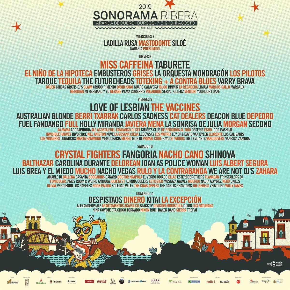 Jagermeister_es's tweet photo. 1, 2, 3... Arranca el @SonoramaRibera 🤟🏼 El ciervo se pasará por Aranda del Duero para amenizaros los conciertos con un poquito de #Jägermeister helado. Pasaos por nuestra cabeza de ciervo, que nos vemos allí 🤪 https://t.co/wYMXqut8rg