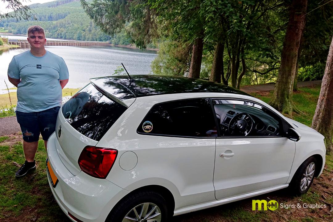 MMSignsGraphics's tweet image. Mick Edwright just popped into M&amp;amp;M S&amp;amp;G to treat his son to a roof &amp;amp; spoiler wrap in Black Gloss… Both Dad &amp;amp; Son were happy with the finished product. Mick said ‘ My son is thrilled, thanks so much to you all ‘ Great Service all-round' 👍

#Wrap #Blackgloss #Roofwrap @Metamarkuk