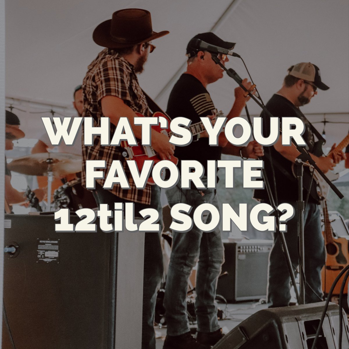 12til2band's tweet photo. What's your favorite #12til2 song? Let us know in the comments! https://t.co/Bv5ugyUc58