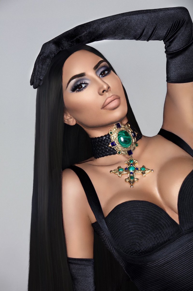 SantoCapraUS's tweet photo. Gigi West poses in Santo Capra for her upcoming Velvet Smoke collection by GGW BEAUTY. Photographed by Samuel Gracci https://t.co/DjyskMRjCV