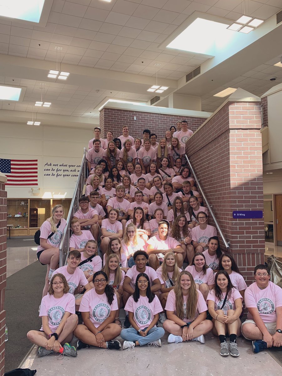 mrsfjell's tweet photo. Thanks again for all your hard work this morning guys! Let me introduce the @ChieftainNation Leadership Academy for the 2019-2020 School Year! Theme for the year: “Everyone wants to be great until it’s time to do what greatness requires.” Looking forward to a great year! https://t.co/NubIdSq274