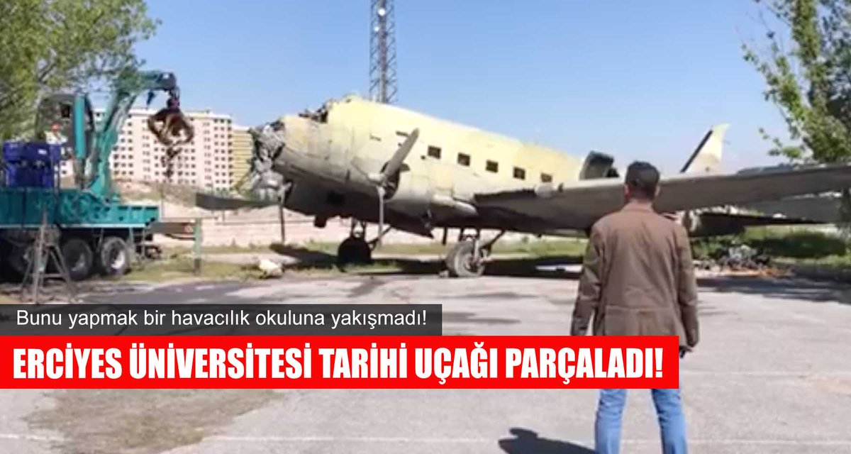 tolgaozbek_com's tweet photo. Erciyes Üniversitesi tarihi uçağı parçaladı! Havacıların yüreği dağlandı! Bu kararı kim aldı?
https://t.co/9bO2agMQaa
@EruHavacilik @erciyesuniv #kayseri #c47 https://t.co/ZOeAko2uO6