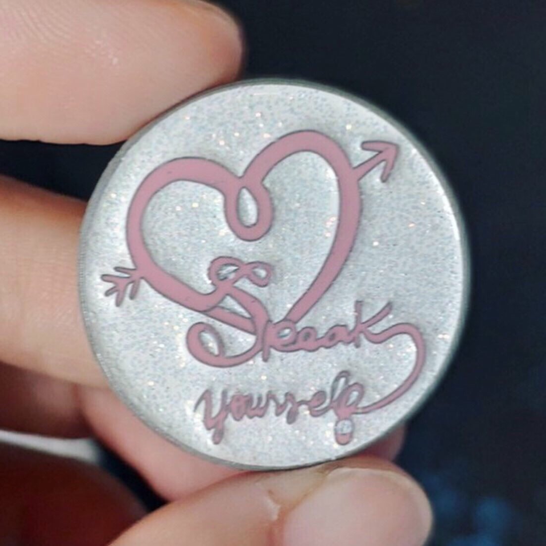 hwagaemarketpin's tweet photo. ⚠️Manu. Update!! ⚠️

😱Check out the pic &amp; video of our LoveSpeak Yourself rotating tour pin!We can’t wait to to see final product &amp; get them!Don’t forget we still have them open for pre-orders in standards or b-grades!TY!
 #loveyourself #speakyourself #btstourpin #hmpupdate #bts https://t.co/ZG1ui4Fbdn