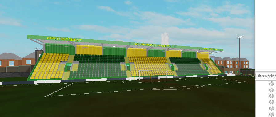 MaylandsECL's tweet photo. WOW! A new stand! Wonder who built this.. Thanks Alfooo, our owner!  Hopefully you fans will enjoy it at 20:30 tonight! If you want to see the team train, arrive at around 20:00/20:10! https://t.co/UmOUja2klu