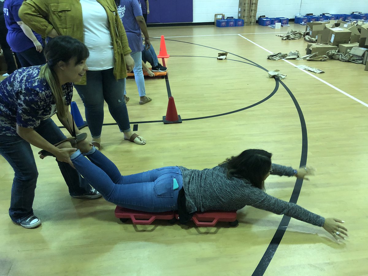 D_AlvarezAISD's tweet photo. It’s fun and games with a life sized hungry hungry hippo game @ELGINISD_NEIDIG !! Go team sollicitus!! #neidigsortinghouse #neidigdreambig https://t.co/PzO38MSUT9