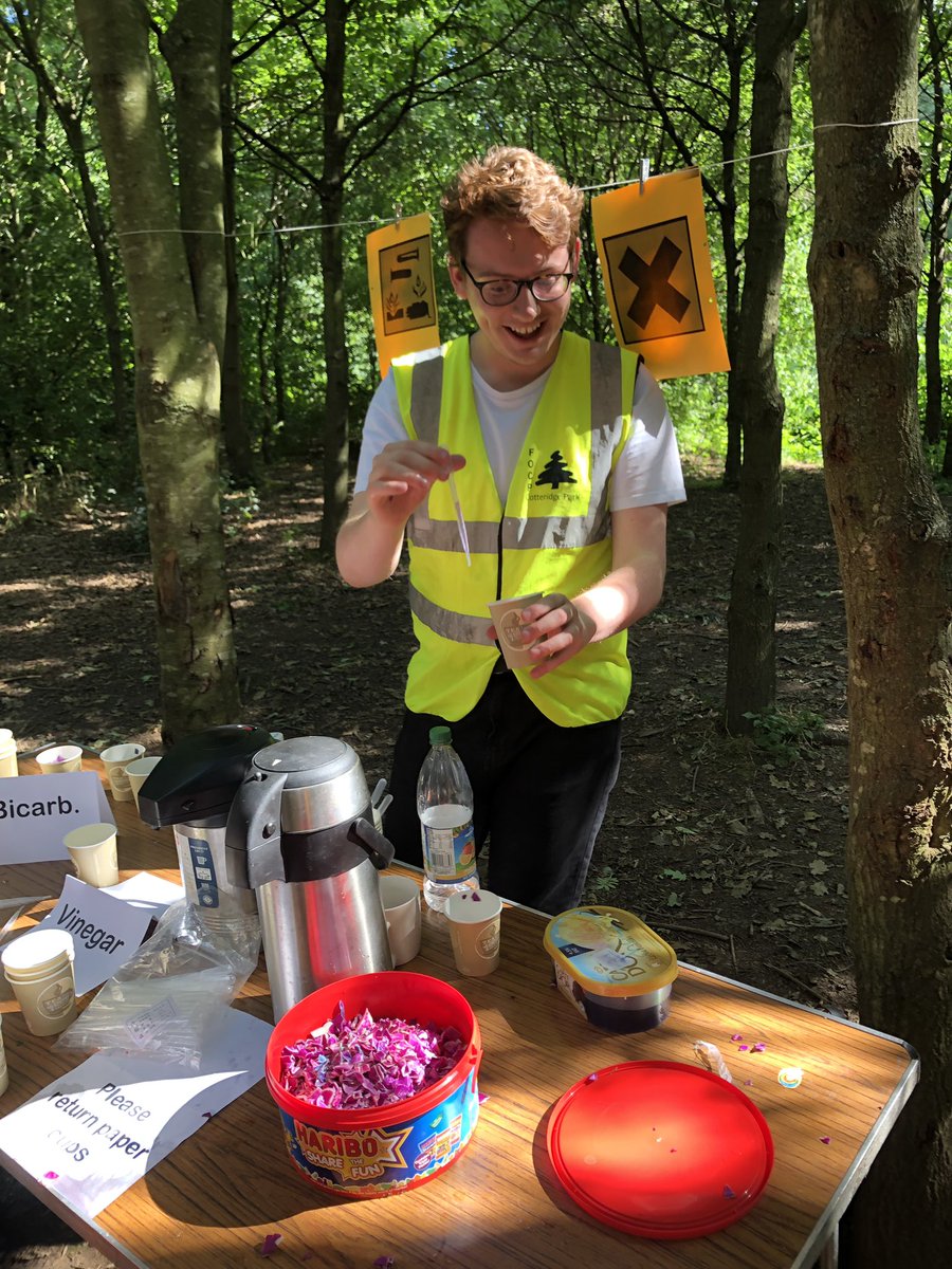 Great afternoon helping out at the Bushcraft science club at Cotteridge Park. I can now tick making indicators out of red cabbage off the bucket list!