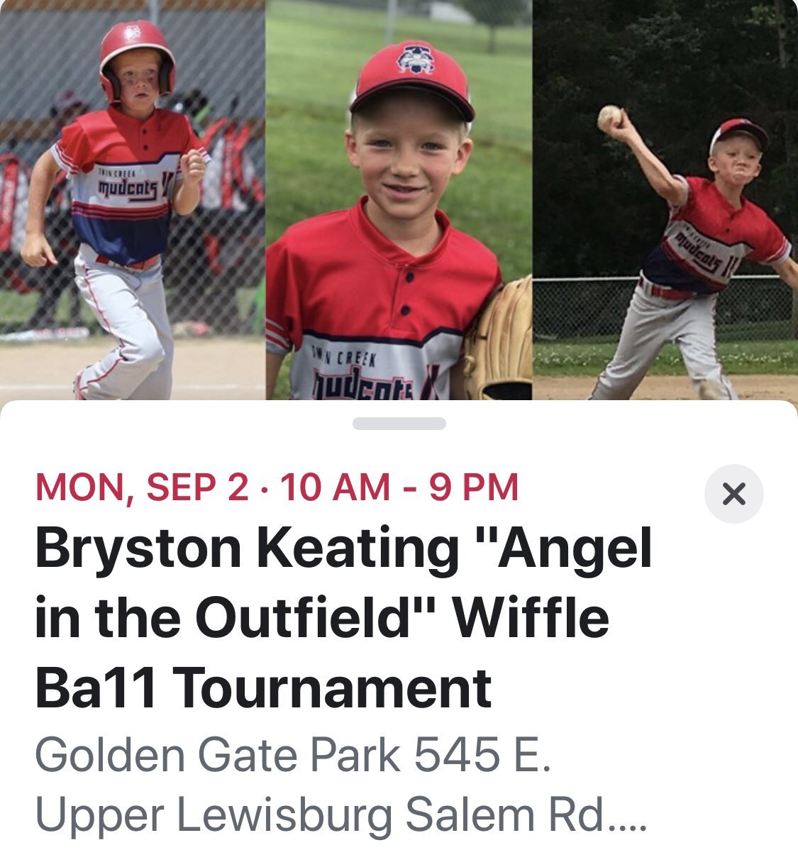 Tarakeat11's tweet photo. Get your teams registered! Please retweet! #BKangelintheoutfield https://t.co/Age4iVZq0B
