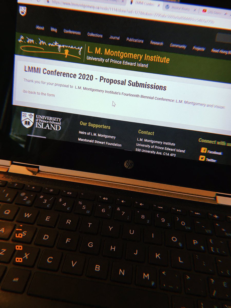 jessicaecyoung's tweet photo. Wish me luck!!🤞🏼@LMMI_PEI #LMMI #LMMontgomery #LMMontgomeryandVision #ConferenceProposal https://t.co/m0YXJnmNxH