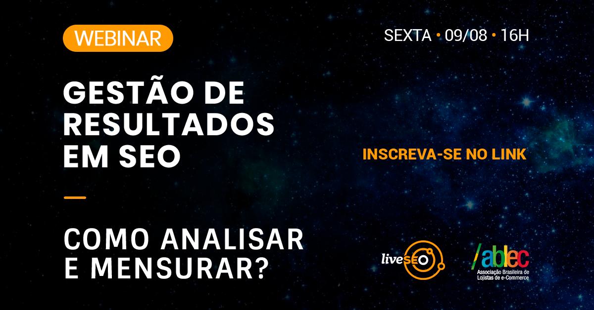 agencialiveseo's tweet photo. 🎥 #Webinar | Gestão de Resultados em SEO, como analisar e mensurar?
Conteúdo único e exclusivo para aprimorar os conhecimentos em SEO.
✅ Inscreva-se: https://t.co/8fb6CODjFH
#liveSEO #ABLEC #Webinar #SEO #Ecommerce #LojaVirtual https://t.co/Gpfhf934gC