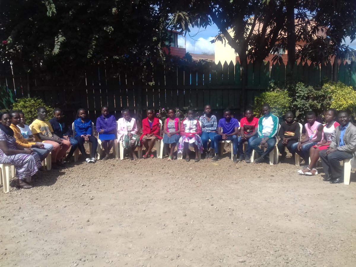 NeemaHeep's tweet photo. Today we held a great meeting with the Neema HEEP students. In the photos we have some of the university students who had come to mentor the high school students. We were also privileged with a visit from Mr. Jesse Kithaka, one of the commissioners from Embu County. https://t.co/JBRbpKqmUp