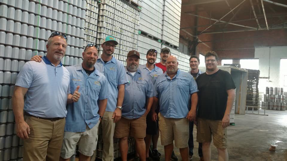 BCHomeBrewers's tweet photo. The Crew in Blue got a tour of the new Blackhorse Brewing facility in Alcoa yesterday. Welcome to the neighborhood @BlackhorseBrews! Can’t wait till the opening! https://t.co/8zh9gN2JYX
