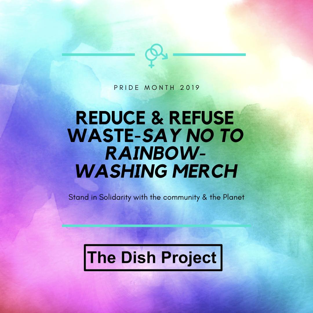 Happy Pride Month Montreal! Let's Refuse &amp; Reduce waste &amp; say no to rainbow-washing merch. Not only is it unsustainable, it's also merch that more often that not comes from corporations  indicating progressive support for LGBTQ equality w/o tangible actions. #zerowaste #pride