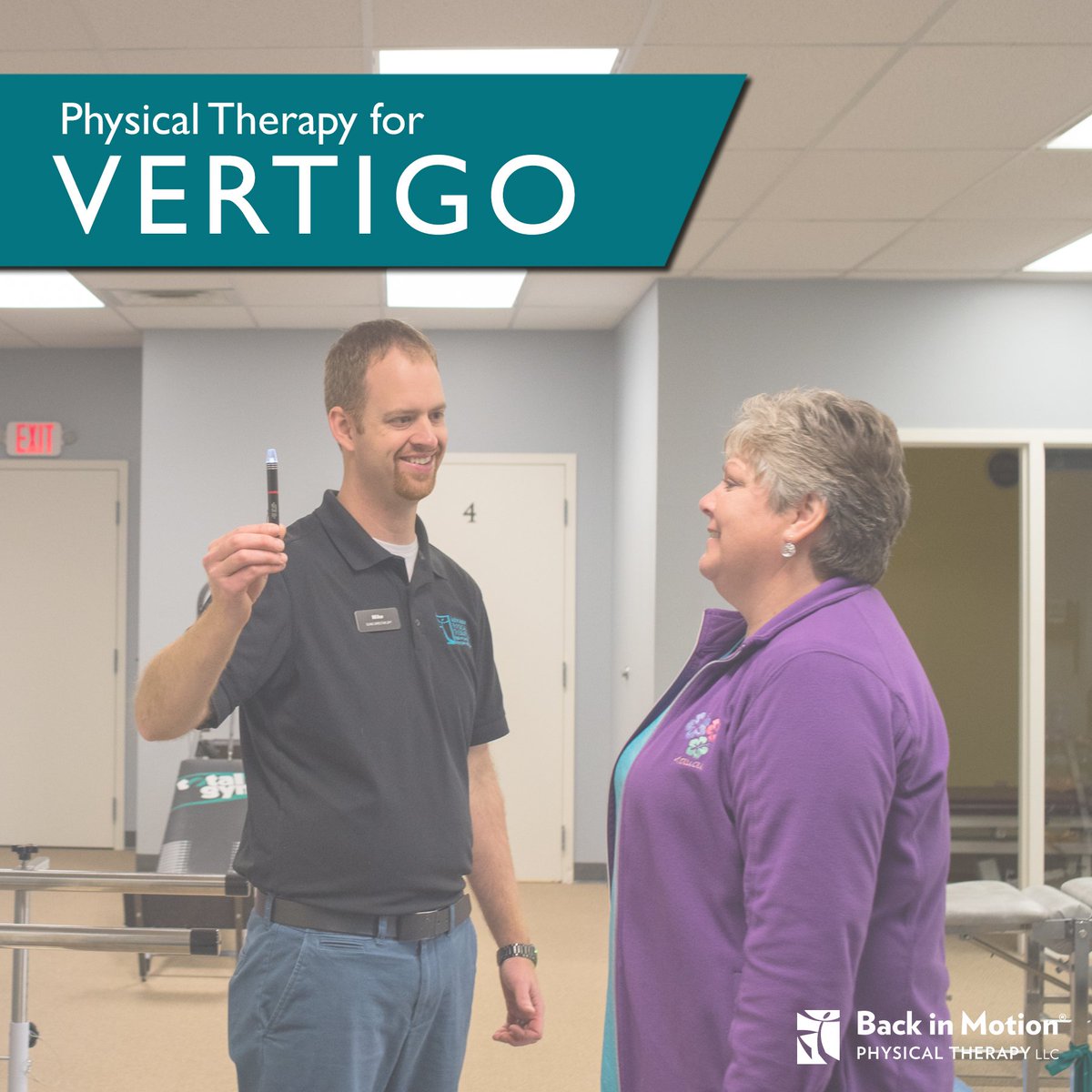 BackinMotionPT's tweet photo. If you have Vertigo symptoms then you probably want immediate relief, which means you need a physical therapy provider who can offer you immediate care and availability. All 5 of our locations offer same day or next appointments! #thewayPTshouldbe https://t.co/L4vrtRnjRJ