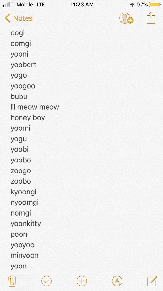 Farhah Is Ia No Twitter I Ve Compiled Some Of The Nicknames Yoongi Stan S Came Up With For Yoongi Over The Last Couple Months And Im Genuinely Concerned Yall What Is Thisjdjsndjsj