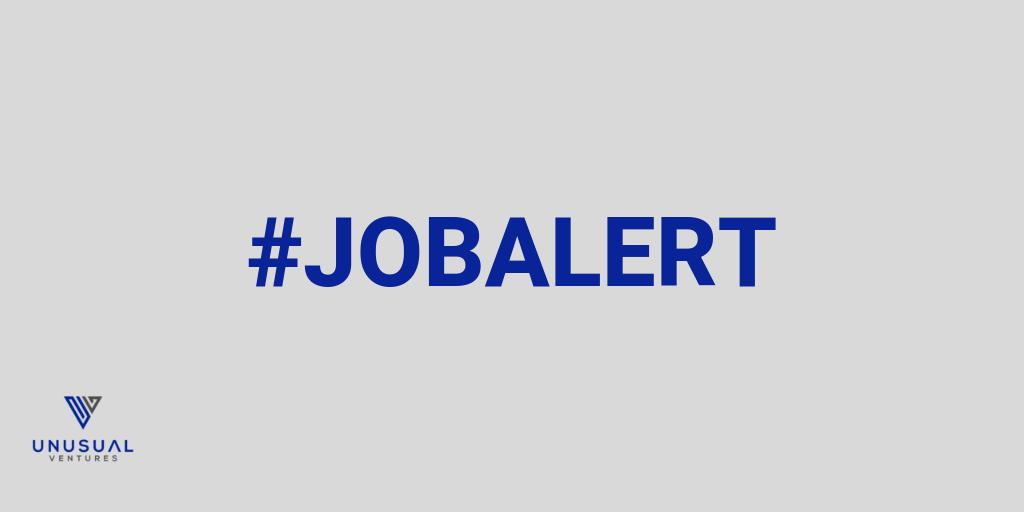 Unusual_VC's tweet photo. [#JobAlert] Calling all #UIEngineers! Want the opportunity to join a company as a Founding UI Engineer &amp; have the chance to impact the business from the ground up? We have just the job for you with one of our portfolio companies in stealth: https://t.co/1l5EzY7pAl https://t.co/HzqSu56ABt
