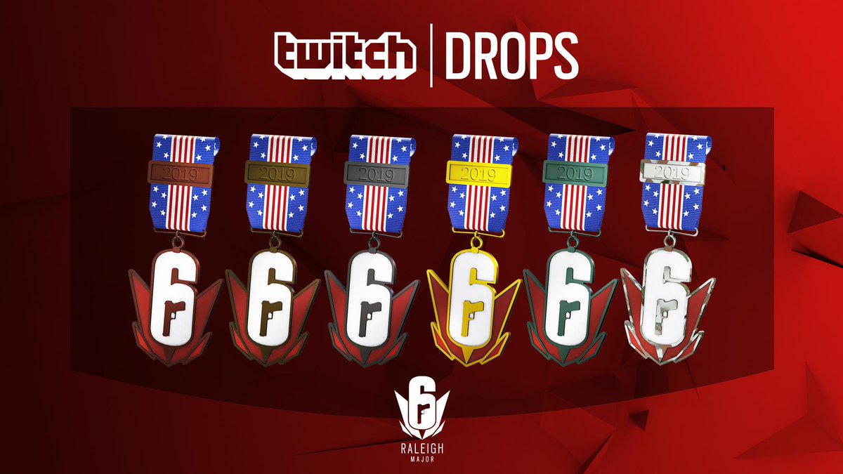 Rainbow Six Esports Ar Twitter Twitch Drops Are Back For The Raleighmajor There Are 6 Levels Of Charms For Those Who Tune In During The Playoffs The More You Watch The More