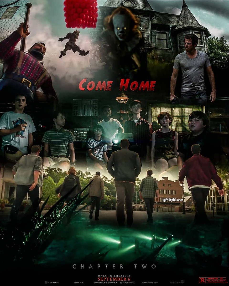 dimeragurl's tweet photo. #Repost @murphloser
• • • • • •
Come Home 🎈IT Chapter Two Teaser Poster
IT Ends September 6th
If Repost PLEASE Credit Back
#it #itmovie #itcast #itchaptertwo #stephenking
#youllfloattoo #derryiscalling #losersclub #pennywise
#instahorror #itchapter2 #jayryan https://t.co/Gu7Tzhpkdl