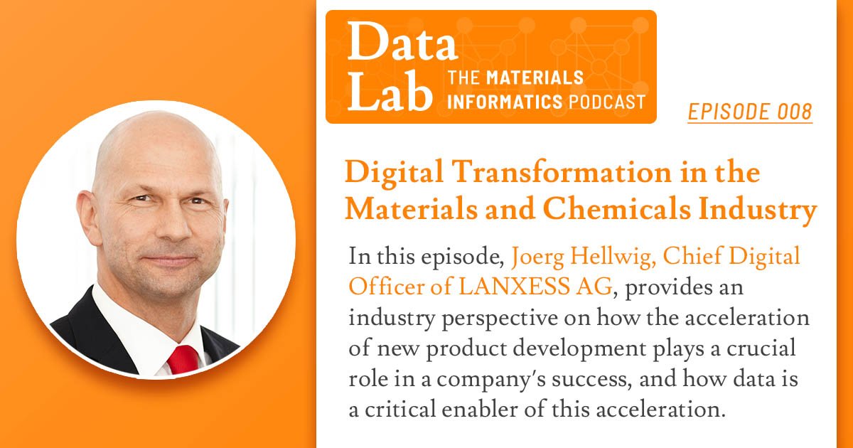 Citrine_io's tweet photo. #tbt to the unforgettable #DataLabPodcast episode 008 where @brycemeredig talks with Joerg Hellwig, @LANXESS CDO about #digitaltransformation leadership in the #chemicals & #materials industry. Subscribe on iTunes. #materialsscience #AI #ML https://t.co/D8BhDdejE7 https://t.co/e3Z9hWBGxK