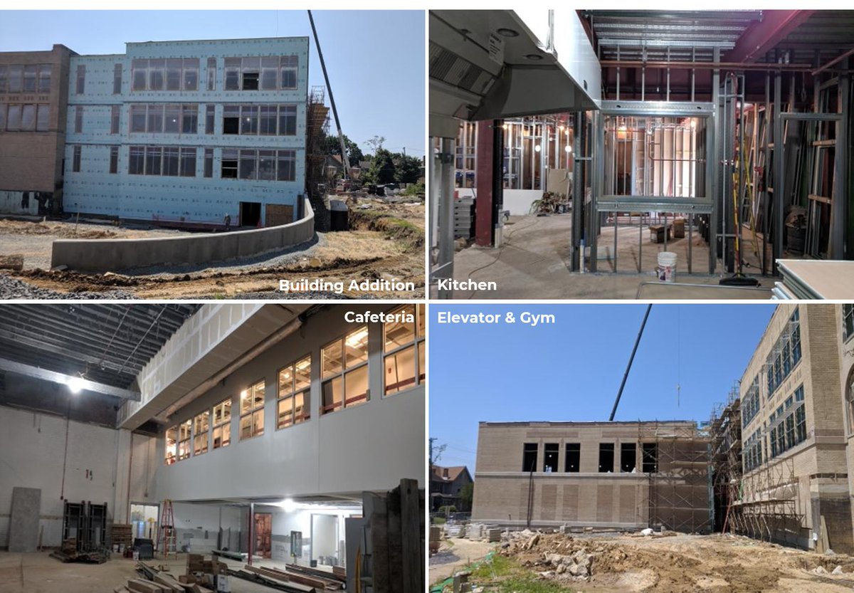 SitelogIQ's tweet photo. #SitelogIQEast continues to make progress at Woodland Hills SD to the Dickson Preparatory STEAM Academy. Includes room conversions, new #architectural finishes & #MEP, & addition of a 3-story, multi-use #building with #STEAM classrooms. https://t.co/yvgQ7tRjQL #K12 #IQProjects https://t.co/A3XLxlJRzv