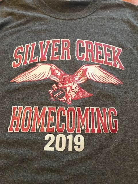 SilverCreekRABC's tweet photo. Be sure to get your Homecoming T-Shirt during Picture/Locker Days! They are only $10 &amp; you can pay be cash or check (made out to RABC).  This is a fundraiser for Football. Get one before they are gone!! @ErickFinnestead @SCRaptorsAD https://t.co/le2fpmErqh
