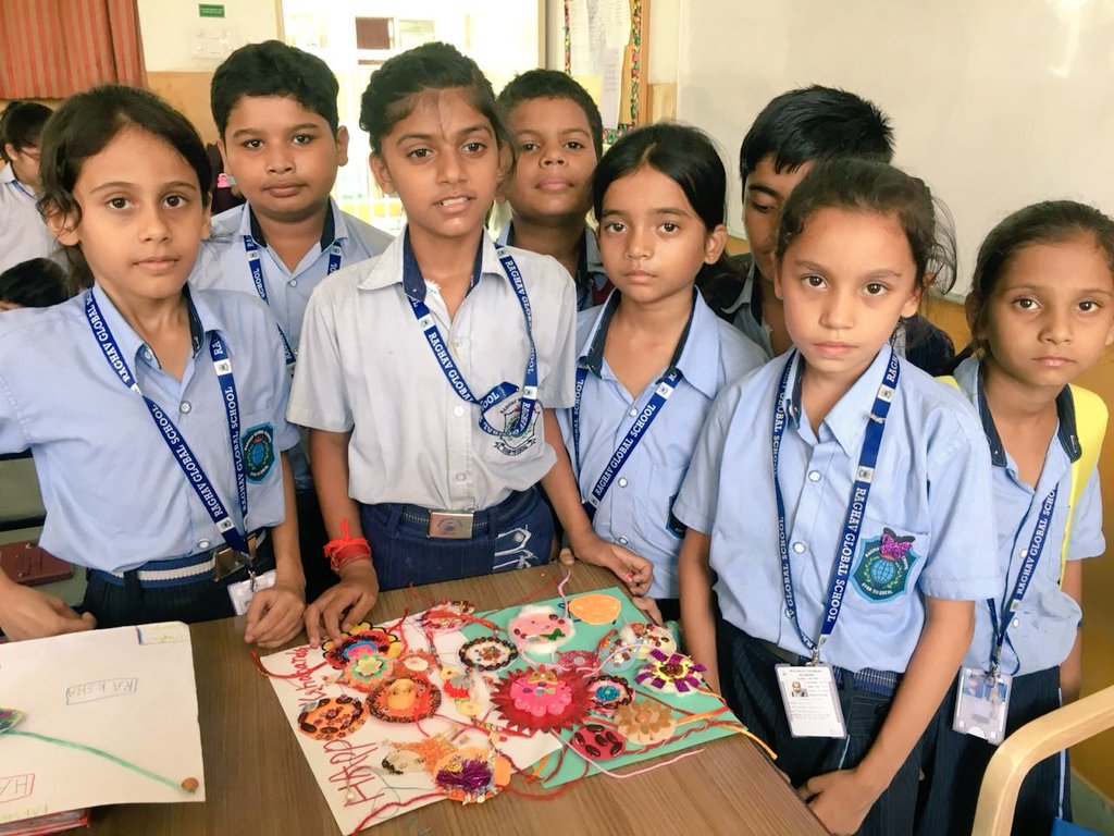 SnehaBa40702193's tweet photo. "The desire to create is one of the deepest yearning of the human soul".
'Thoughtful Threads ' an intiative where students learn how to make an eco friendly rakhi!
And the happiness excite us for the #festivemoods!
#creativity
#rgs
#happiness
#RakshaBandhan https://t.co/vGaAyE3iXc