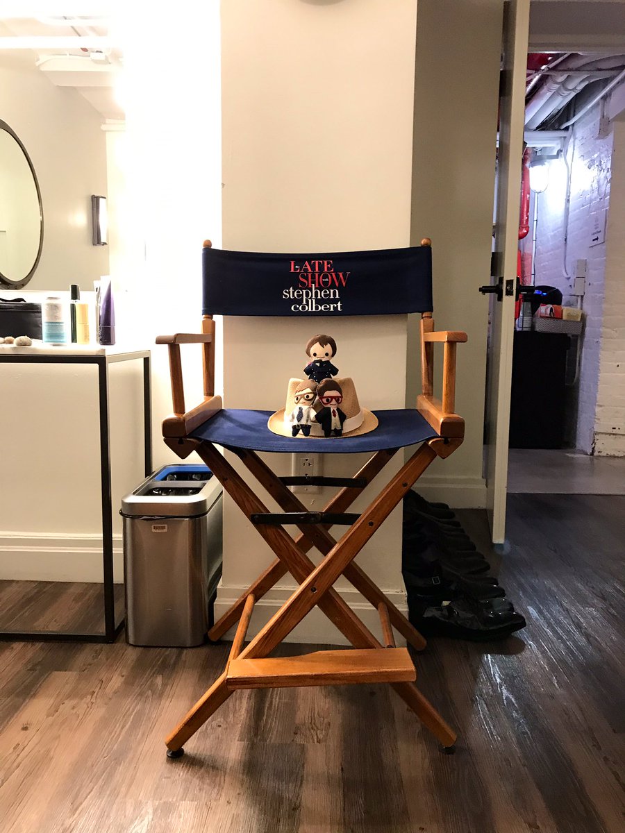 LilCrozier's tweet photo. @Allegratastic @colbertlateshow @JaredHarris @StephenAtHome We were there!! It was magic! #LilCrozier #LilPVC https://t.co/232t3Q2Wdn
