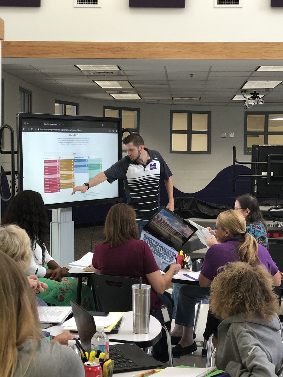 Wildwood_Tweets's tweet photo. Mr. May leading the charge by teaching Team Wild labout an intervention resource through Digital Promise.  #riseupteamwild #DPLI #THISISWE #middierising https://t.co/8PYnFF2azl