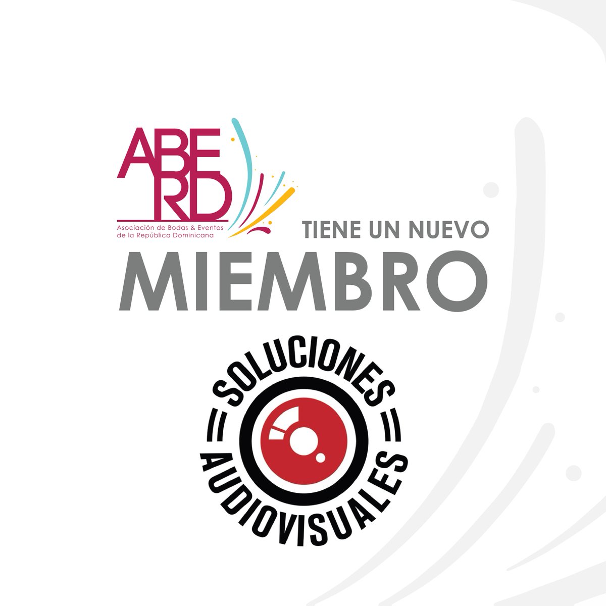 ABERD_org's tweet photo. Bienvenidos a #ABERD Soluciones Audiovisuales RD😊 Estamos muy contentos de que se hayan unido a esta gran familia🙌🏼
•
•
•
#weddingplanner #weddingsindominicanrepublic #dominicanwedding #destinationwedding #calidadABErd #bodadestino #puntacanawedding #zonacolonialrd https://t.co/qh3RbKeDNG
