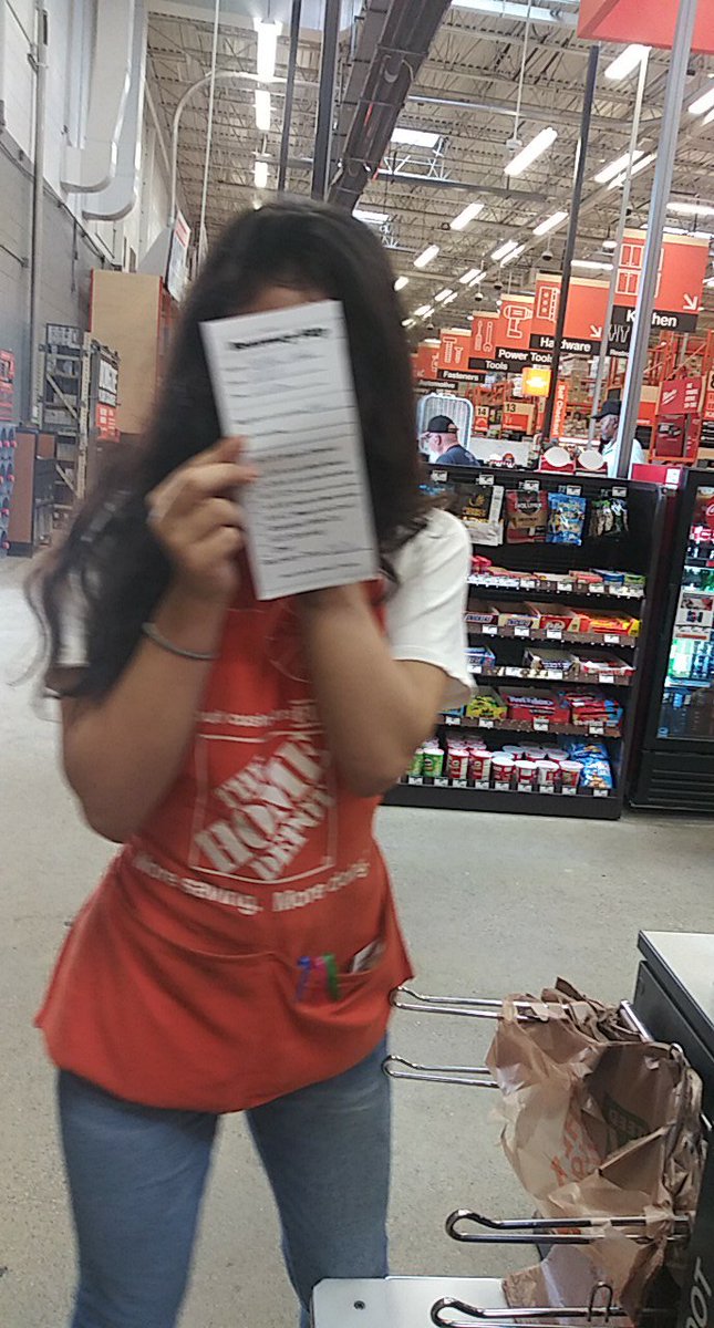 My shy cashier just got a $218 recovery. What those ticket switchers and sco scammers!!! Way to go Angela!!!! #homedepot_2702