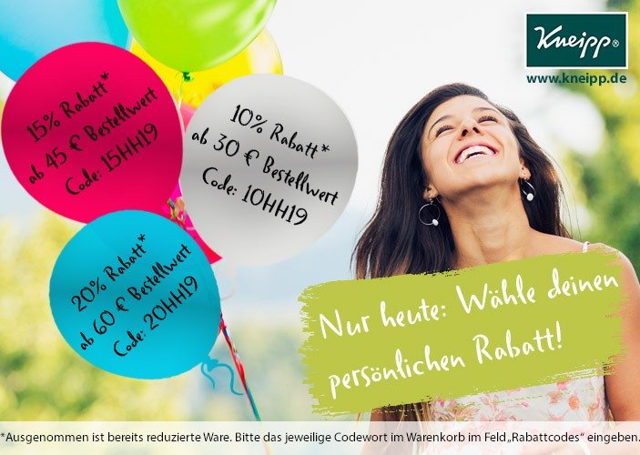 Knabstrupper's tweet photo. #Werbung Heute Ist HAPPINESS HAPPENS DAY, der "Glücklichsein-ist-machbar-Tag". @Kneipp möchte auch glücklich machen, deshalb gibt es in den Kneipp-Shops je nach Einkaufswert nur heute 10,15 oder 20% Rabatt.
In allen Kneipp-Shops online und offline.
#kneipp #happinesshappens https://t.co/Y0jS3ad6Wy