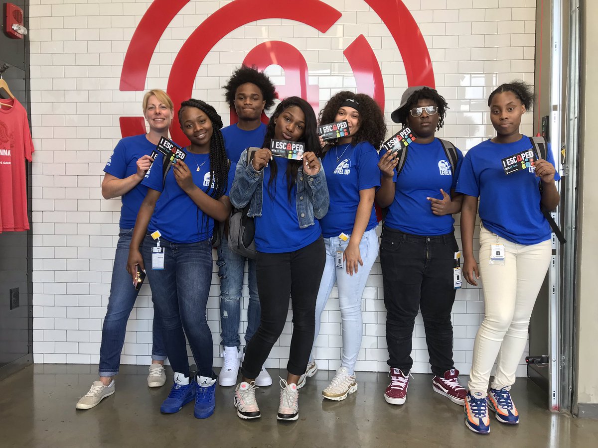 We escaped! Level Up Summer Training team building <a href="/TheEscapeGame/">The Escape Game</a> with students from <a href="/HughesSTEMHS/">HughesSTEMHS</a> <a href="/daterhighschool/">Dater High School</a> and <a href="/TaftIT/">TaftIT</a> #iamcps
