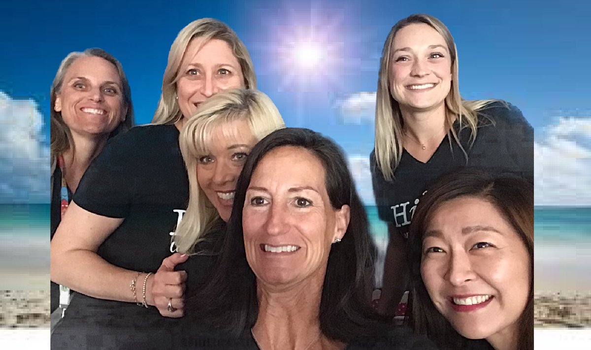 Having fun at the beach with team 6 #HCEhuskies @hickscanyontusd #bestteamever #back2school