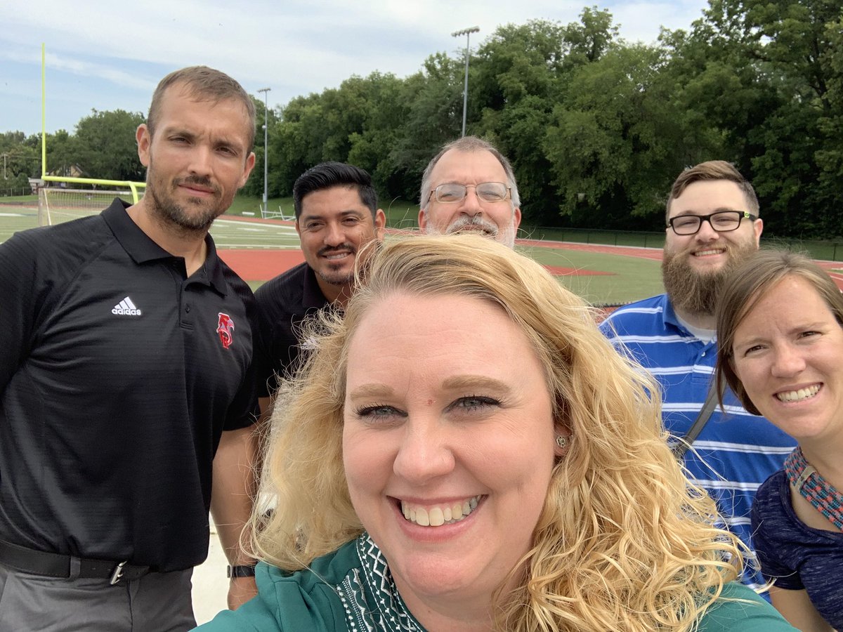 KHMessick's tweet image. Front of school,Arlington,stadium,millennium falcon(reps us) @Vanhorn_falcons #vhfalcons