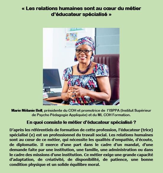coh_ml's tweet photo. Marie Mélanie Bell répond...
En quoi consiste le métier d’éducateur spécialisé ? https://t.co/5TW49GcMP0
