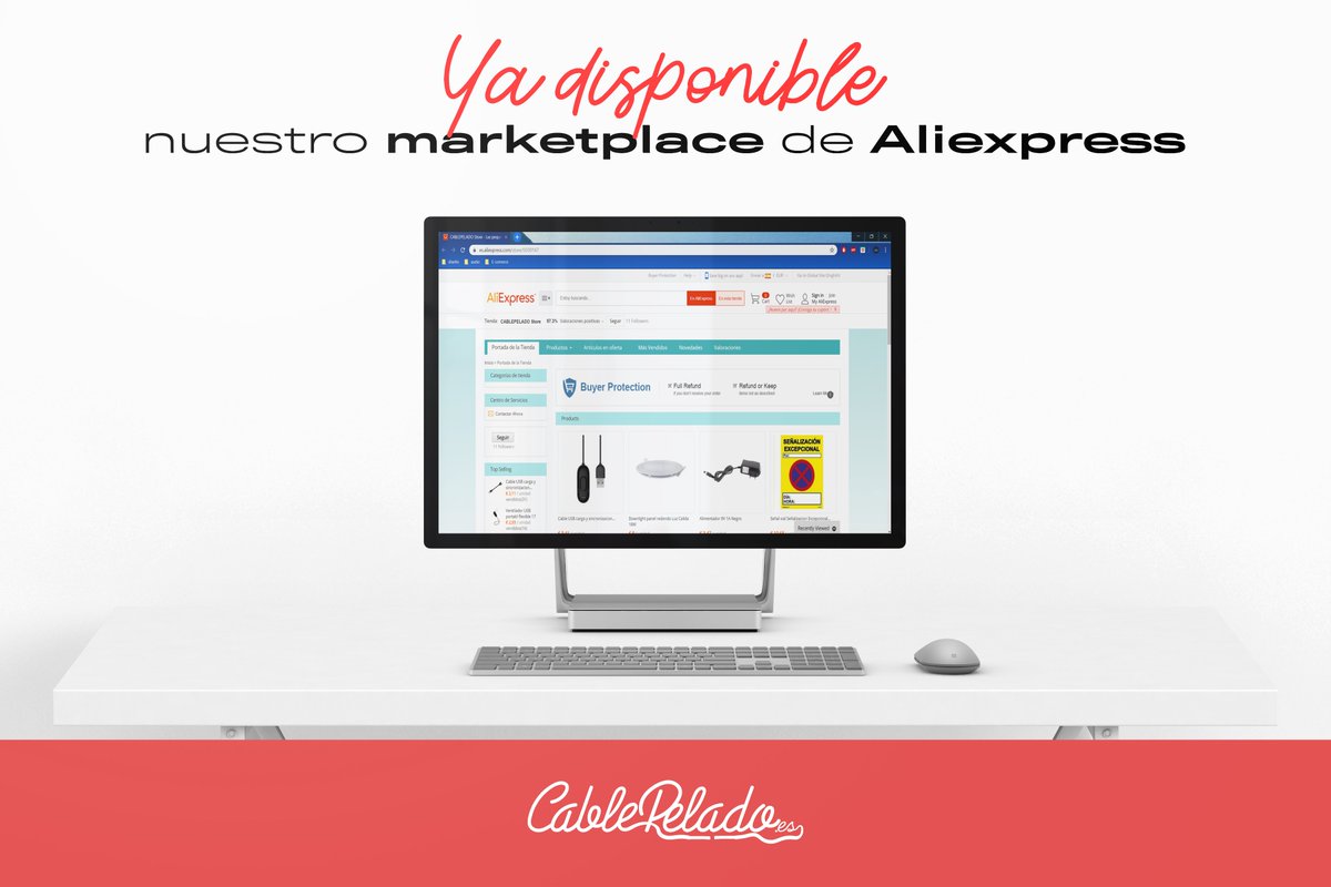 cablepelado_es's tweet photo. - Empezamos nuestra aventura en el marketplace de Aliexpress,¡entra y aprovéchate de nuestros precios! 🔌😄✊

⬇️⬇️⬇️
https://t.co/z44bdaD6Xv https://t.co/YYwD3S1qsp