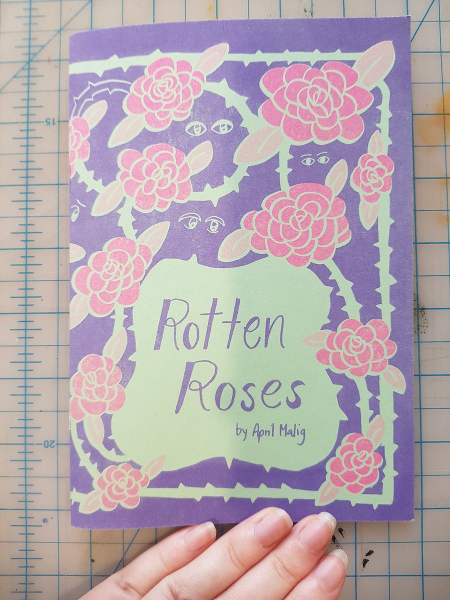 Rotten Roses by  @aprilangelica is one of those achingly heartfelt personal zines that make me so in love with this culture. A love letter to fujoshis, I am glad this zine exists.