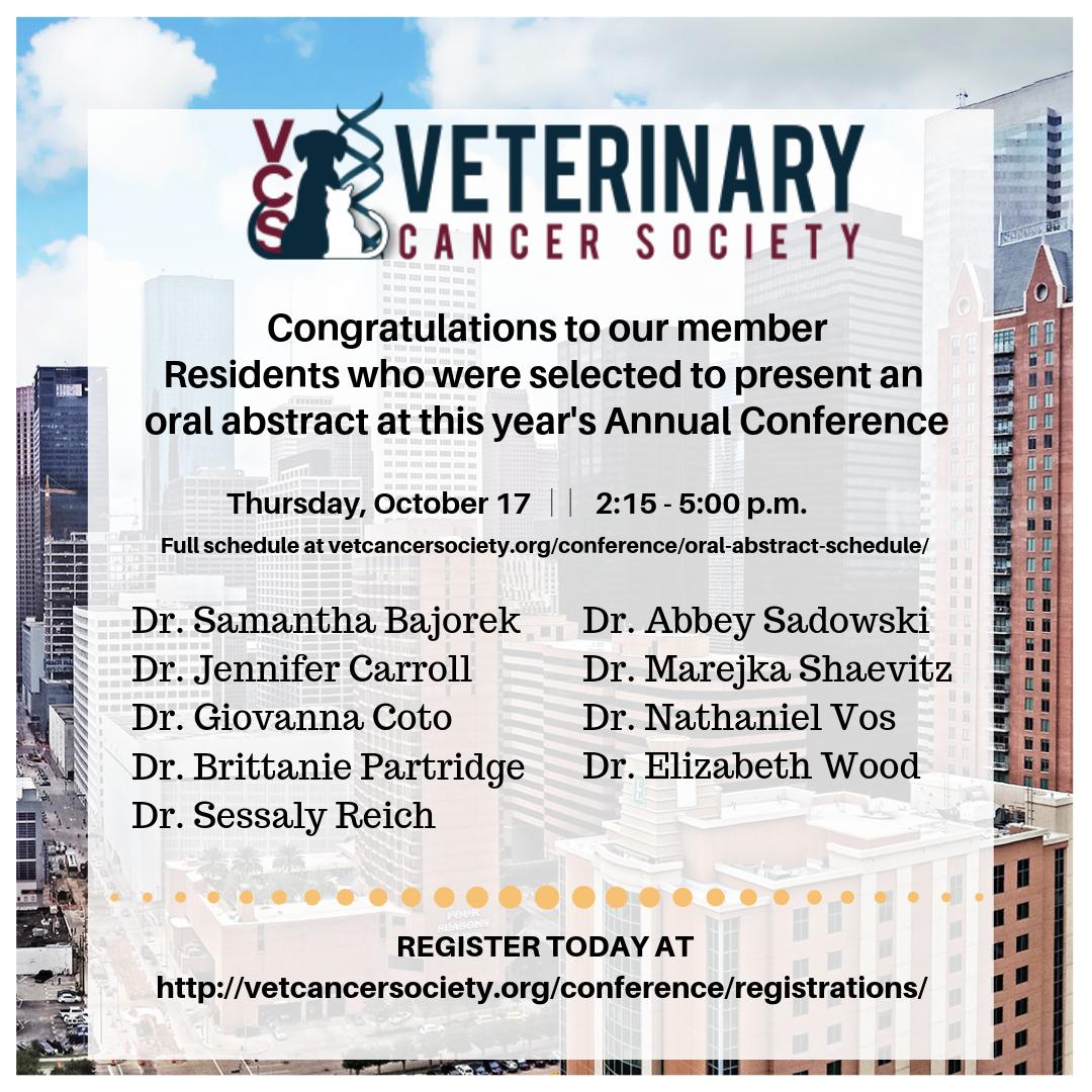 Veterinary Cancer Society tweet media