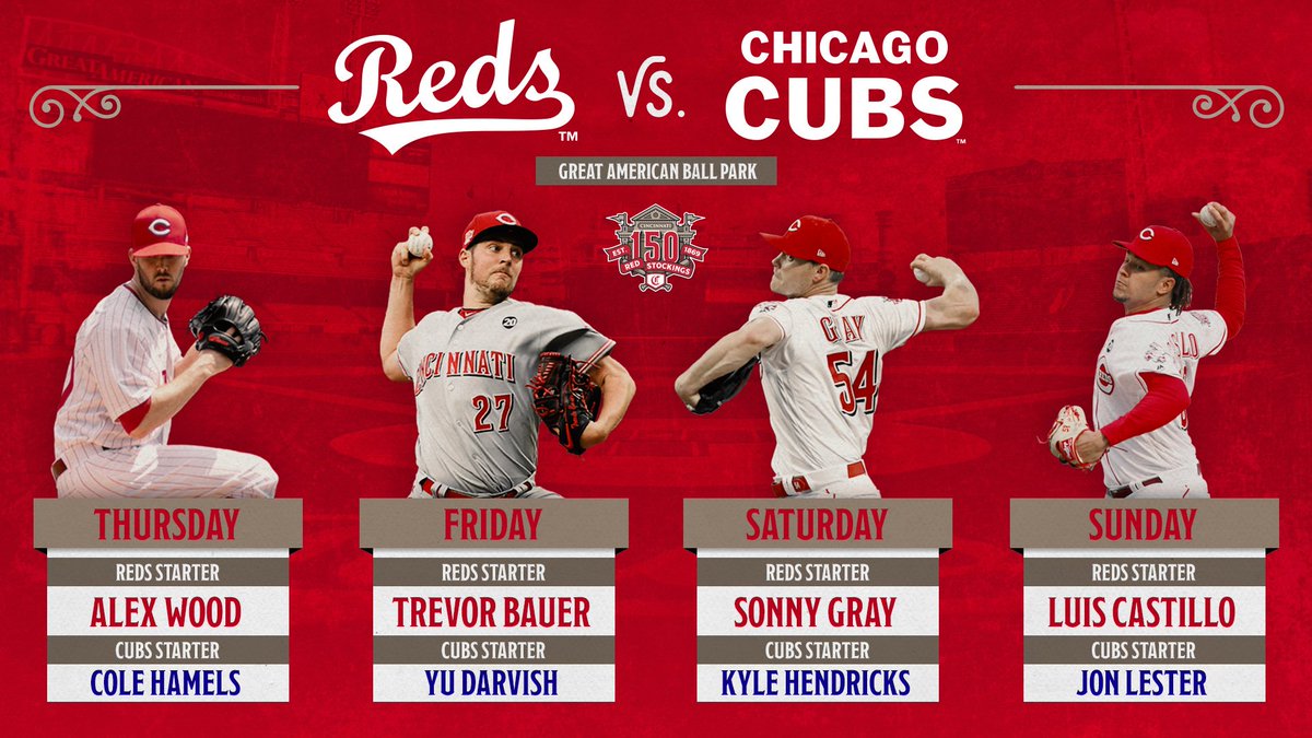 Reds's tweet photo. Should be fun.
#BornToBaseball https://t.co/QQY8Vptupl