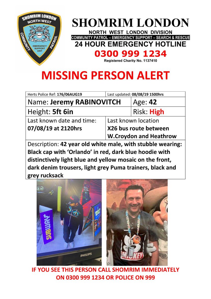 Shomrim (North West London) tweet media