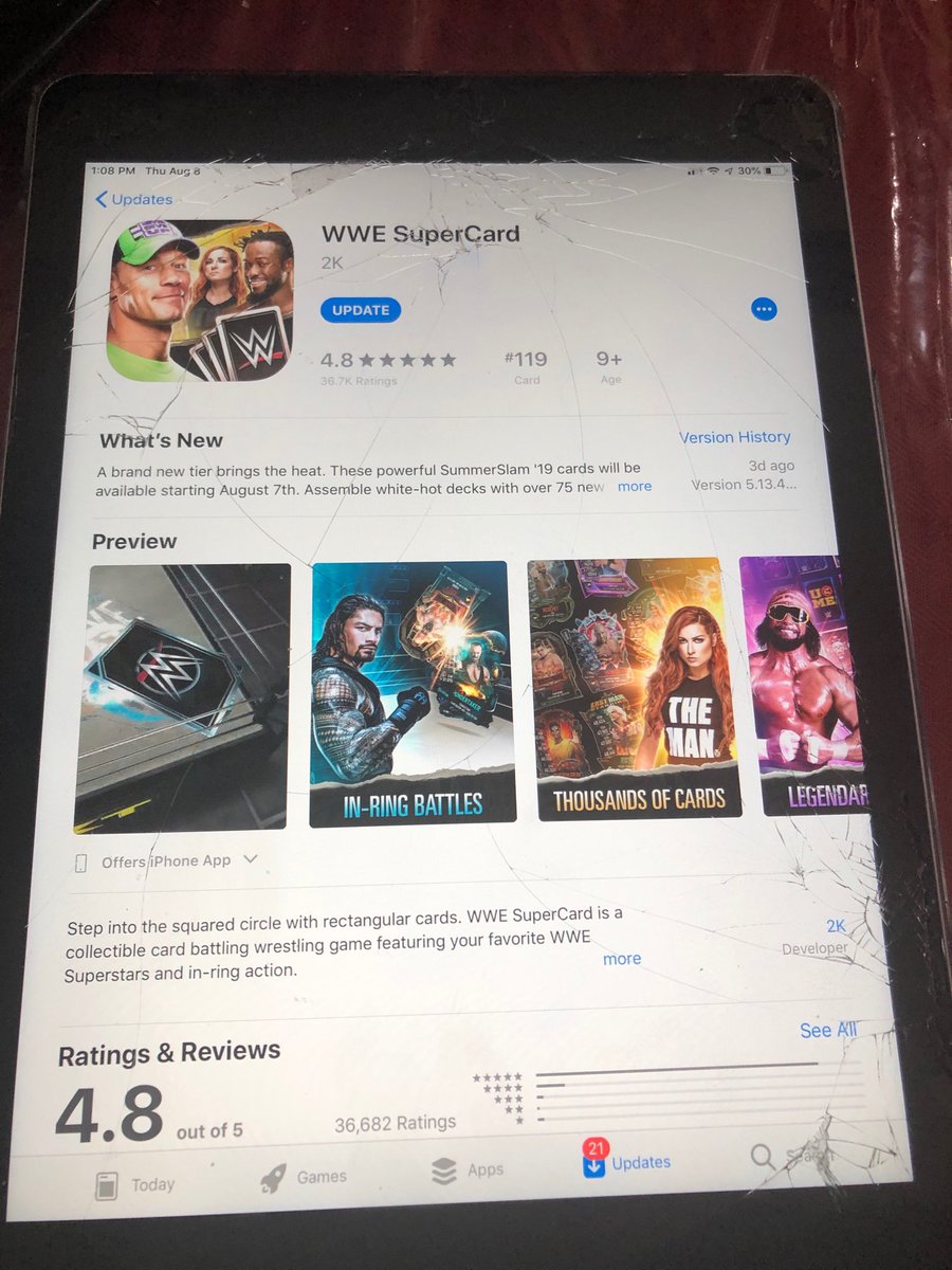 blackt2k30's tweet photo. #WWESuperCard https://t.co/xGNIzCMMD2