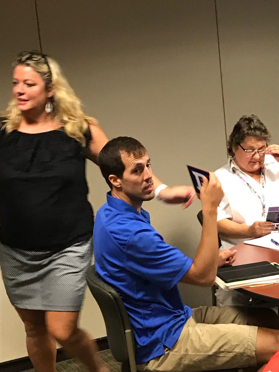 MelanieLynch52's tweet image. Today was a productive day in Indy to be a part of #teachers helping teachers. ⁦@psquaredpe⁩ your Physical Powers cards were a hit.