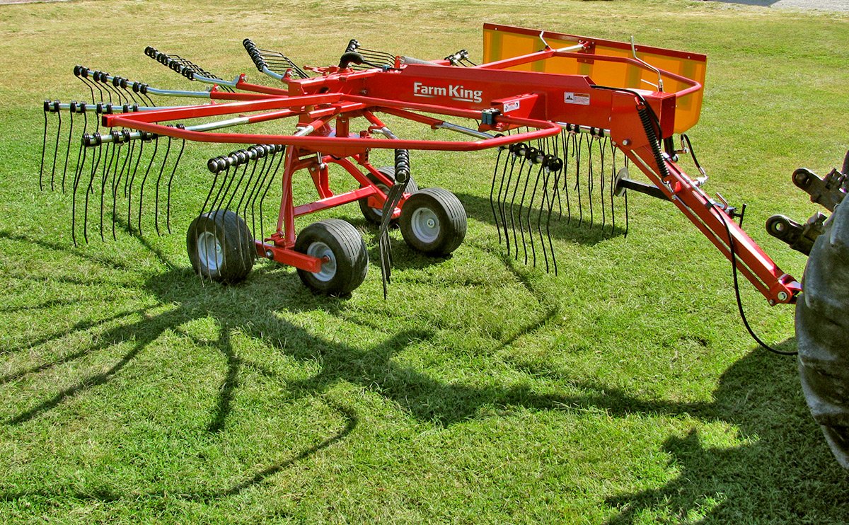 The Farm King Rotary Rake is made of high-quality steel that ensures great performance and durability. The rotary rake also operates with minimal impact, processing the crop with extreme delicacy. #farmking 

Learn More: bit.ly/33krs1l