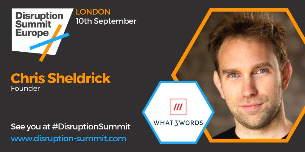 Foundry4_UK's tweet photo. What does the future look like for #location services? @ChrisSheldrick of @what3words joins #DisruptionSummit to explore the impact of accurate 3 words addresses – from easier travel to delivering hot pizza + sending aid to disaster zones https://t.co/pWZxiAjOsf #voiceinput #ux https://t.co/jqDsc6b4a1