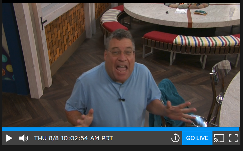 10:02 AM Cliff in KT talking to cams + doing a little dance: "Jack goes home. ... I vote to evict Jack! ... If it doesn't work - it doesn't work. ... If it didn't work - I'm gettin' played by so many people. It's Jack day! I love this game!" #BB21 #BBLF